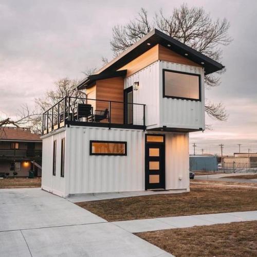 Stacked Shipping Container House Stacked Shipping Container House